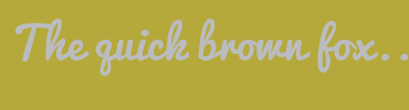 Image with Font Color BBBCBF and Background Color B5A93C